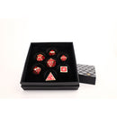 LPG Dice RPG Set Serif Red/Gold