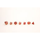 LPG Dice RPG Set Serif Red/Gold