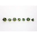 LPG Dice RPG Set Serif Green/Gold
