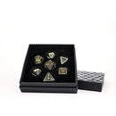 LPG Dice RPG Set Draco Bright Black/Gold