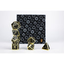 LPG Dice RPG Set Draco Bright Black/Gold