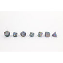 LPG Dice RPG Set Draco Bright Rainbow/Silver