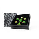 LPG Dice RPG Set Draco Bright Green/Brass