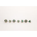 LPG Dice RPG Set Draco Dark Green/Brass