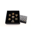 LPG Dice RPG Set Draco Dark Black/Gold