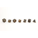 LPG Dice RPG Set Draco Dark Black/Gold