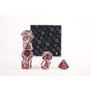 LPG Dice RPG Set Draco Dark Red/Silver