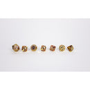 LPG Dice RPG Set Concentric Black/Red/Gold