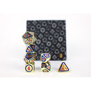 LPG Dice RPG Set Concentric Red/Blue/Gold