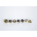 LPG Dice RPG Set Concentric Red/Blue/Gold