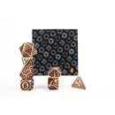 LPG Dice RPG Set Concentric Black/Brass