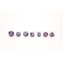 LPG Dice RPG Set Concentric Blue/Black/Brass