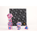 LPG Dice RPG Set Leadlight Blue/Pink/Silver