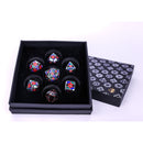 LPG Dice RPG Set Leadlight 4 Colour/Silver