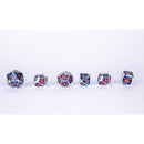 LPG Dice RPG Set Leadlight 4 Colour/Silver
