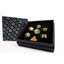 LPG Dice RPG Set Leadlight 4 Colour/Gold