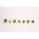 LPG Dice RPG Set Leadlight 4 Colour/Gold