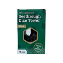 LPG Essentials Seethrough Dice Tower Black Board Game