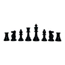 LPG Classics Club Chess Set Black Woodgrain Board Game