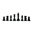 LPG Classics Club Chess Set Black Board Game