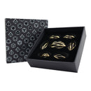 LPG Dice RPG Set Hollow Elliptic Tarnished Gold