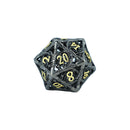 LPG Dice RPG Set Hollow Dragon Black and Gold