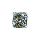 LPG Dice RPG Set Hollow Dragon Chrome and Gold