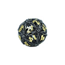 LPG Dice RPG Set Hollow Vines Black and Gold
