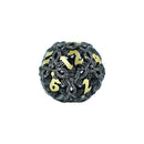 LPG Dice RPG Set Hollow Vines Black and Gold