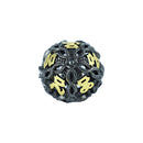 LPG Dice RPG Set Hollow Vines Black and Gold