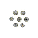 LPG Dice RPG Set Hollow Vines Chrome and Gold