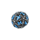 LPG Dice RPG Set Hollow Vines Stainless and Blue