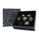 LPG Dice RPG Set Hollow Celtic Black and Gold