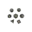 LPG Dice RPG Set Hollow Celtic Black and Gold