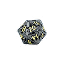 LPG Dice RPG Set Hollow Celtic Black and Gold