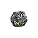 LPG Dice RPG Set Hollow Celtic Black and Gold