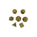 LPG Dice RPG Set Hollow Celtic Ancient Bronze