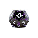 LPG Dice RPG Set Inscripted Dragon Purple