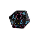 LPG Dice RPG Set Inscripted Bubbles Pastel Black