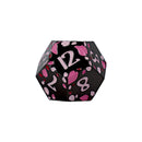 LPG Dice RPG Set Inscripted Sakura Black Pink