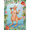LPG Retail 5x7 Greeting Cards Display Stray Leaves: Aussie Cube