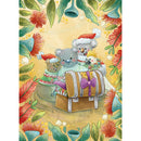 LPG Retail 5x5 Greeting Cards Display Stray Leaves: Aussie Christmas