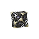 LPG Dice Scaled Eye Dice Set Tarnished Gold/Purple