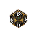 LPG Dice Scaled Eye Dice Set Ancient Bronze/Green