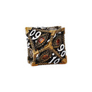 LPG Dice Scaled Eye Dice Set Gold/Red