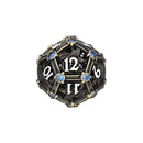 LPG Dice Hoard Guardian Dice Set Tarnished Gold/Blue