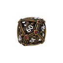 LPG Dice Hoard Guardian Dice Set Ancient Bronze/Red