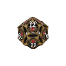 LPG Dice Dragon Eye Dice Set Ancient Bronze/Red