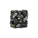 LPG Dice Dragon Rage Dice Set Tarnished Gold