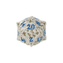 LPG Dice Dragon Rage Dice Set Steel/Blue